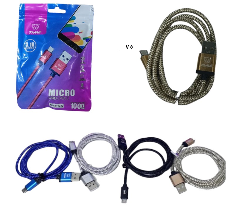 CAB-42003 CABLE V8 EN BOLSA TIME 3.1