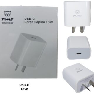 Cargador Cabezal Usb Tipo C 18w Carga Rápida Sin Cable.