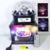 Media Esfera Bola Luces Led Audioritmica Bluetooth+ Control