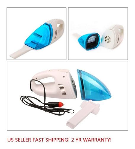 Aspiradora De Mano 12v Para Auto Con Cable