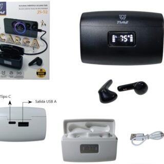 Auriculares In Ear Bluetooth Running Con Power Bank De Celu