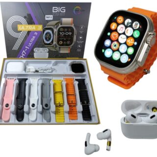 Smartwatch Th7-1 Ultra 7 Mallas + Auriculares Inalámbricos